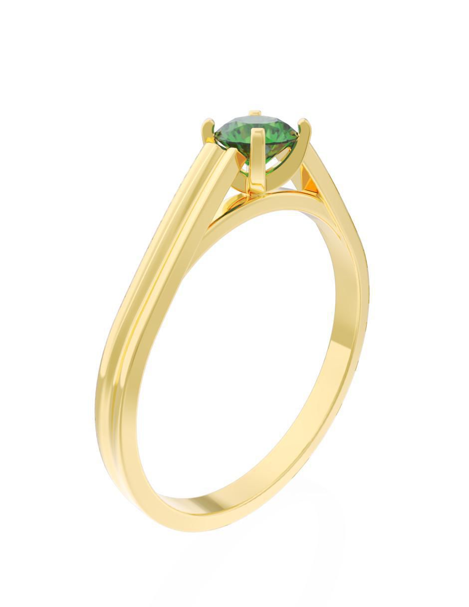 Anillo de compromiso 14 k Eternidad 2025 2