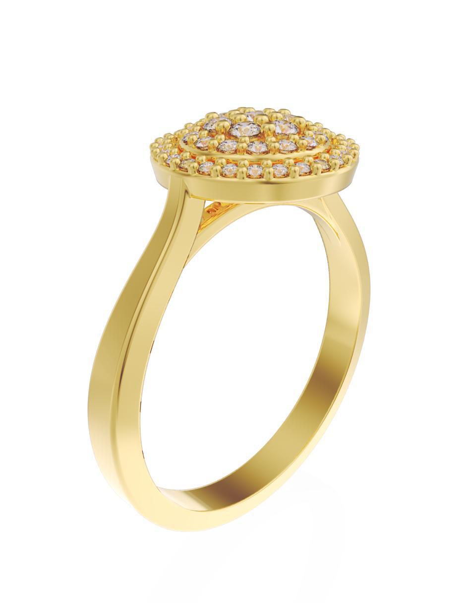 Anillo de compromiso 10 k Eternidad 2025 3