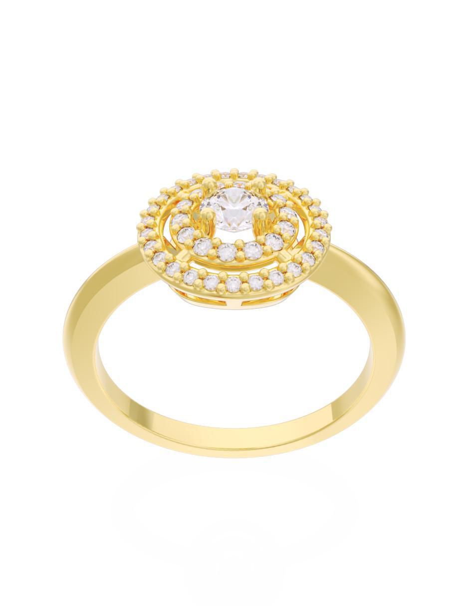 Anillo de compromiso 10 k Eternidad 2