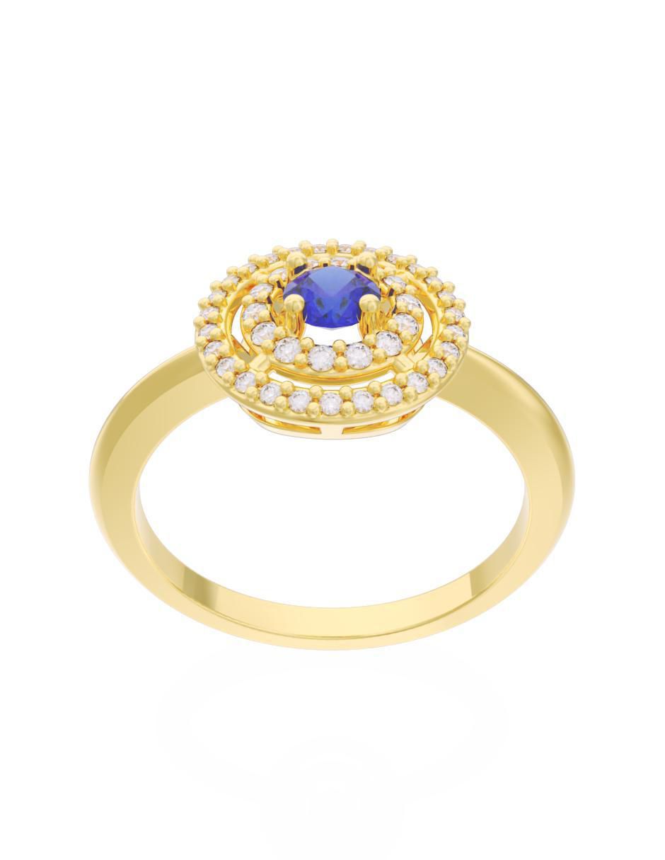 Anillo de compromiso 10 k Eternidad 2025 3