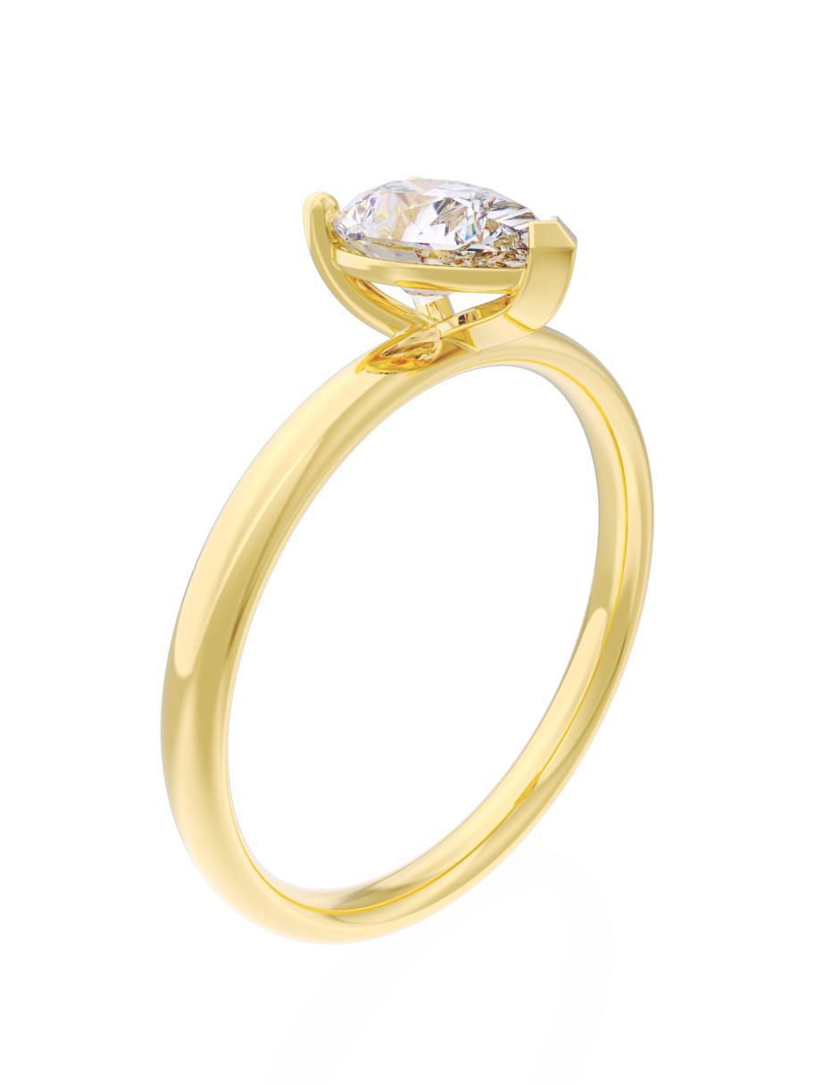 Anillo de compromiso 10 k Eternidad 2025 2