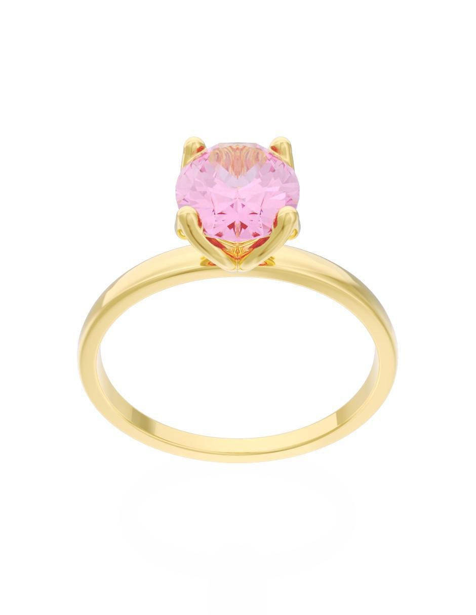 Anillo de compromiso 10 k Eternidad 3