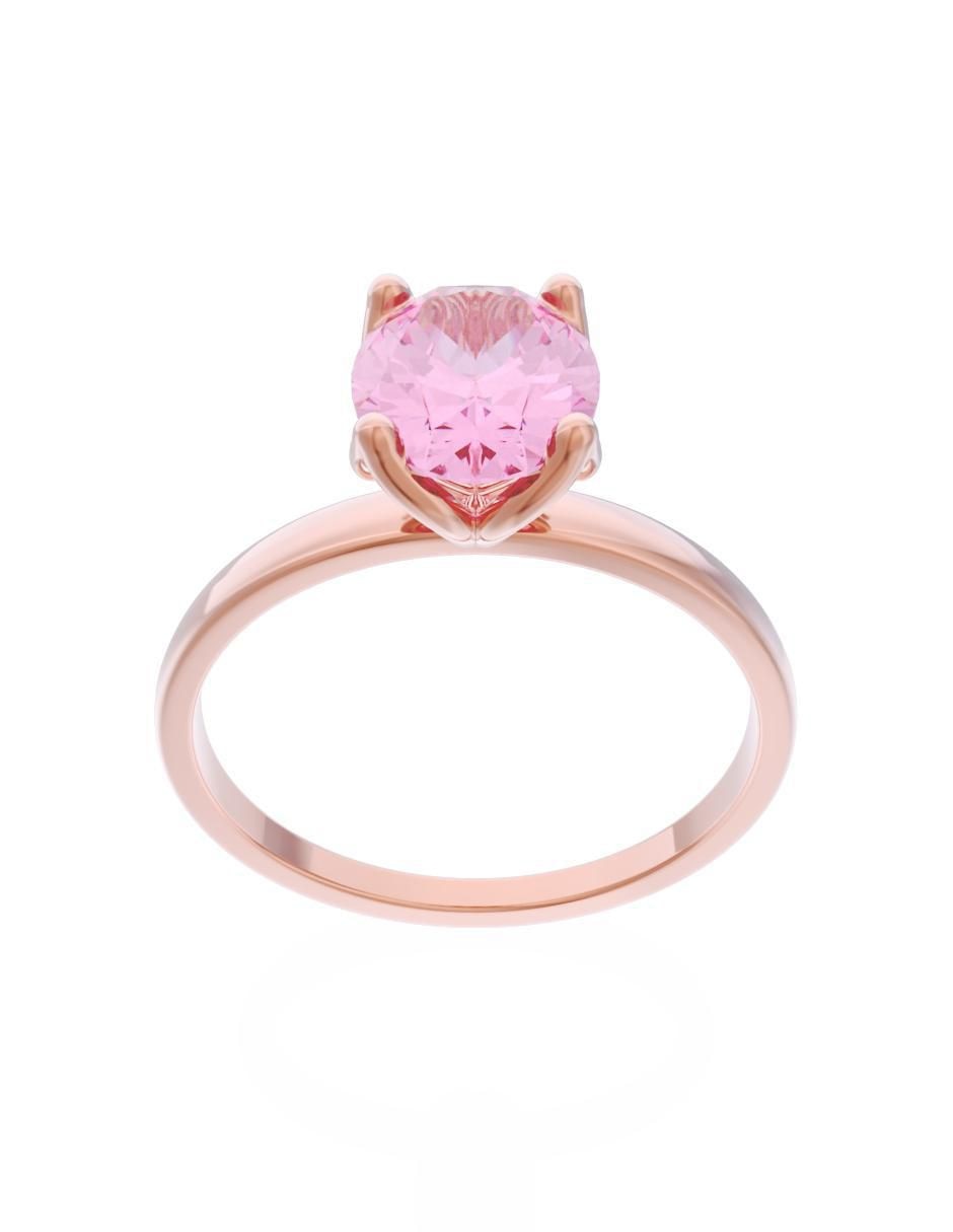Anillo de compromiso 10 k Eternidad 2