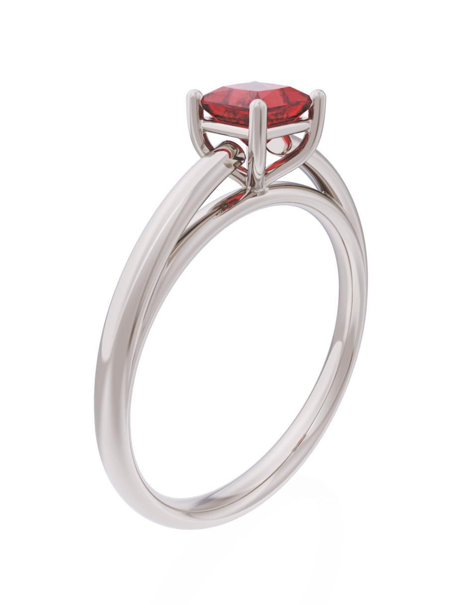 Anillo de compromiso 10 k Eternidad 3
