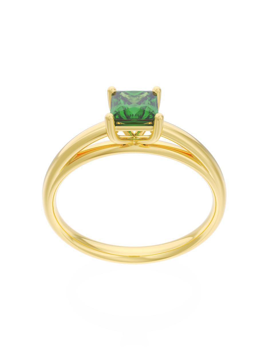 Anillo de compromiso 10 k Eternidad 3