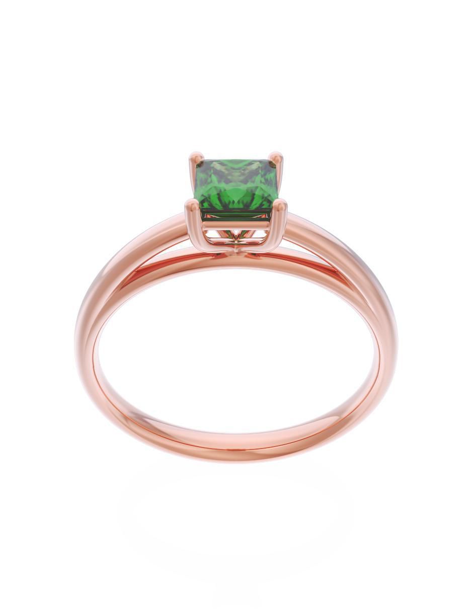 Anillo de compromiso 10 k Eternidad 2