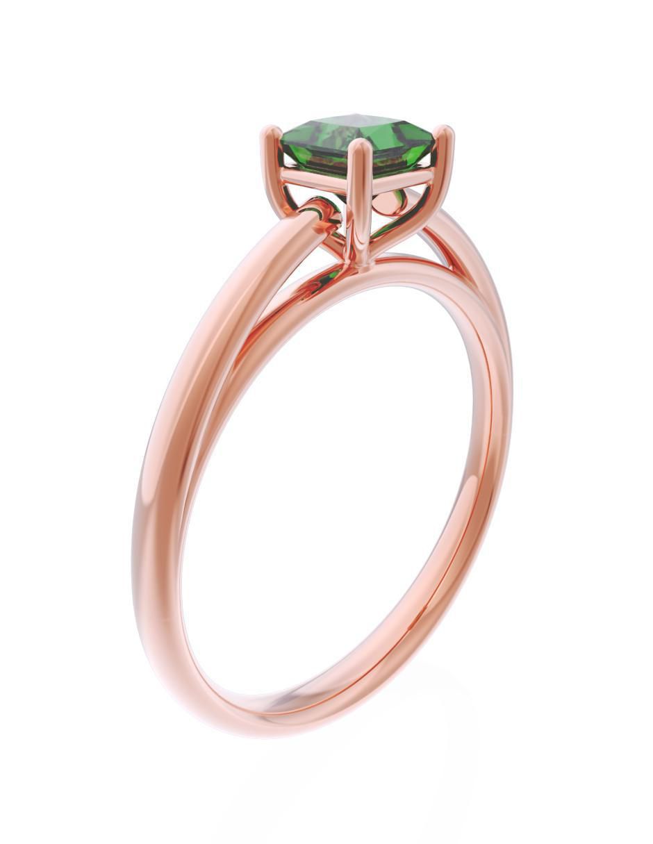 Anillo de compromiso 10 k Eternidad 3