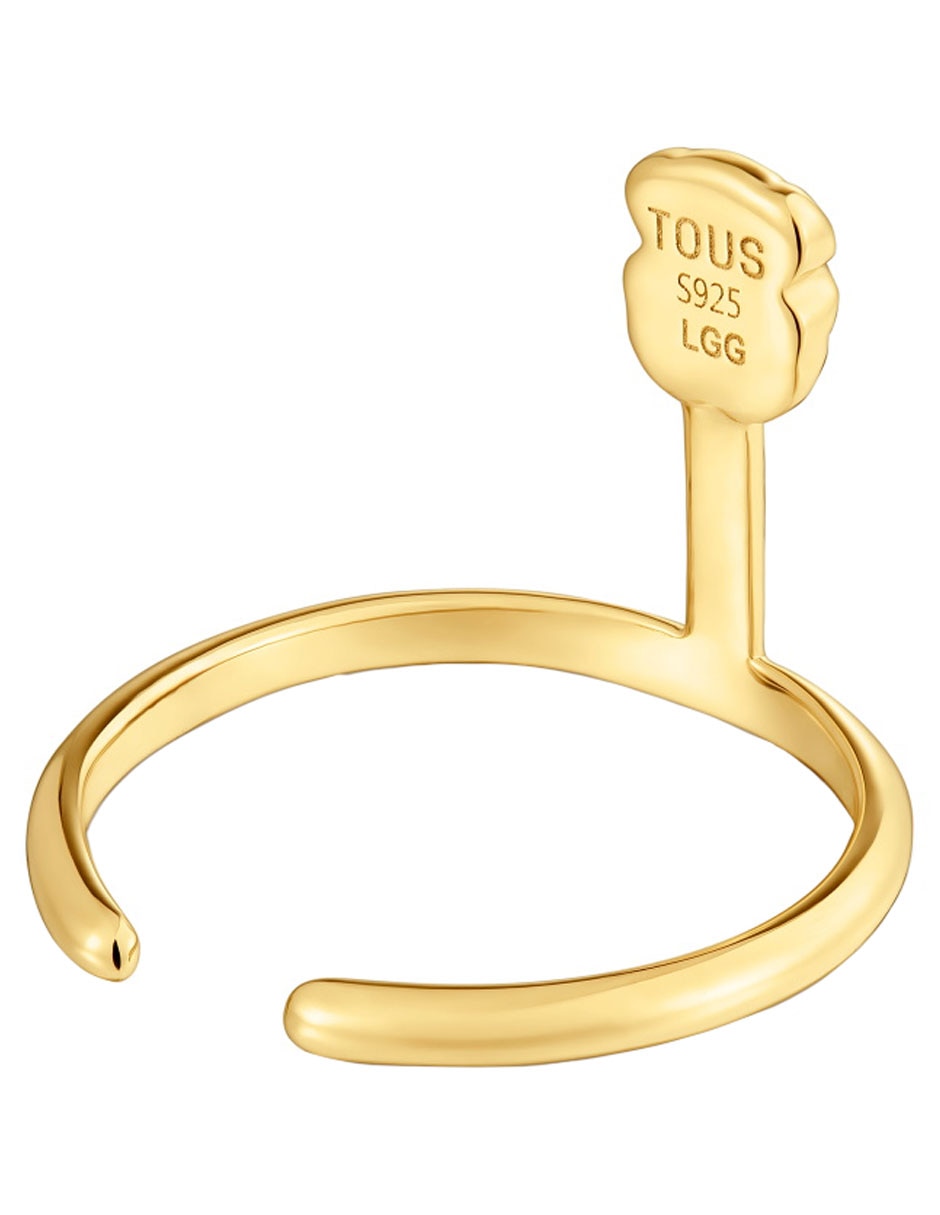 Anillo de oso Icon Color Lgg P 925 de plata rubí brillante 5