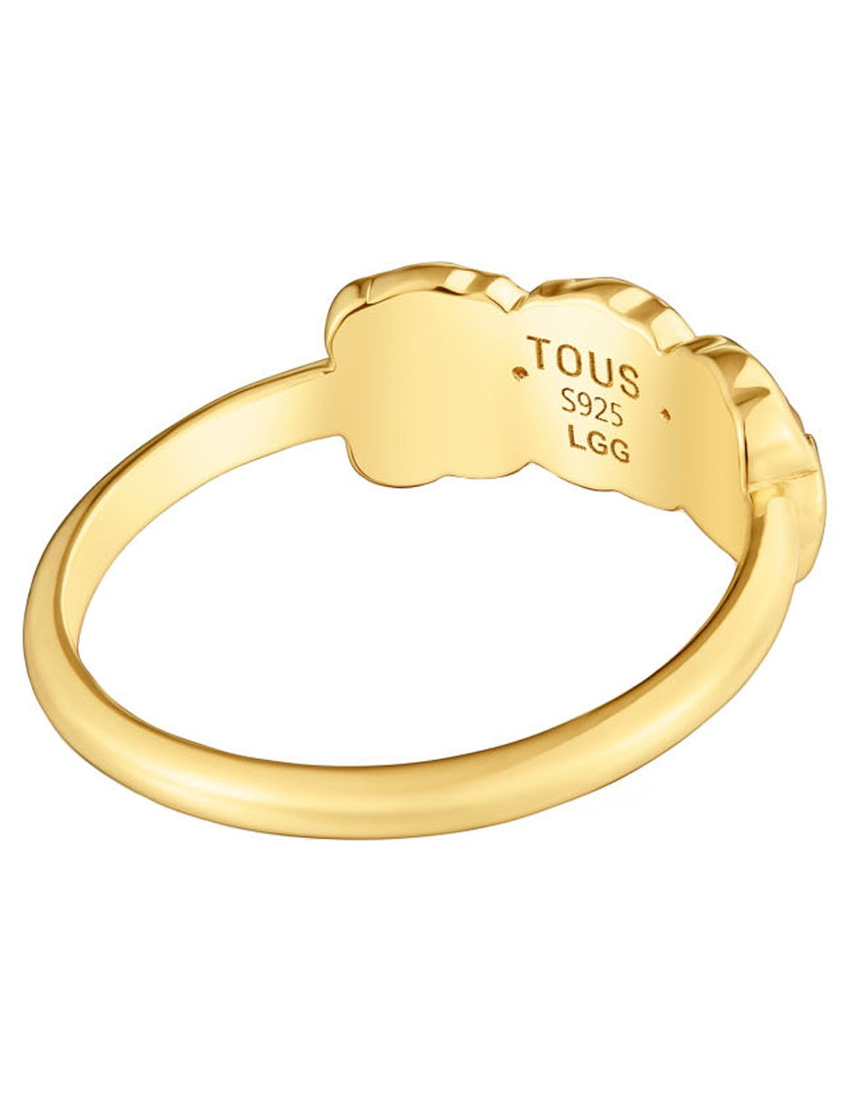Anillo de oso Icon Color Lgg P 925 de plata zafiro brillante 5