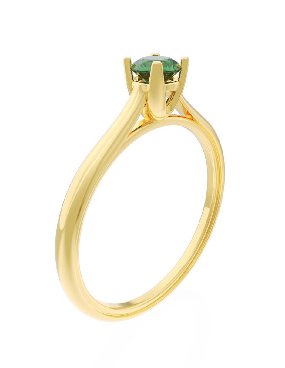 Anillo de compromiso 14 k Eternidad 2025 3