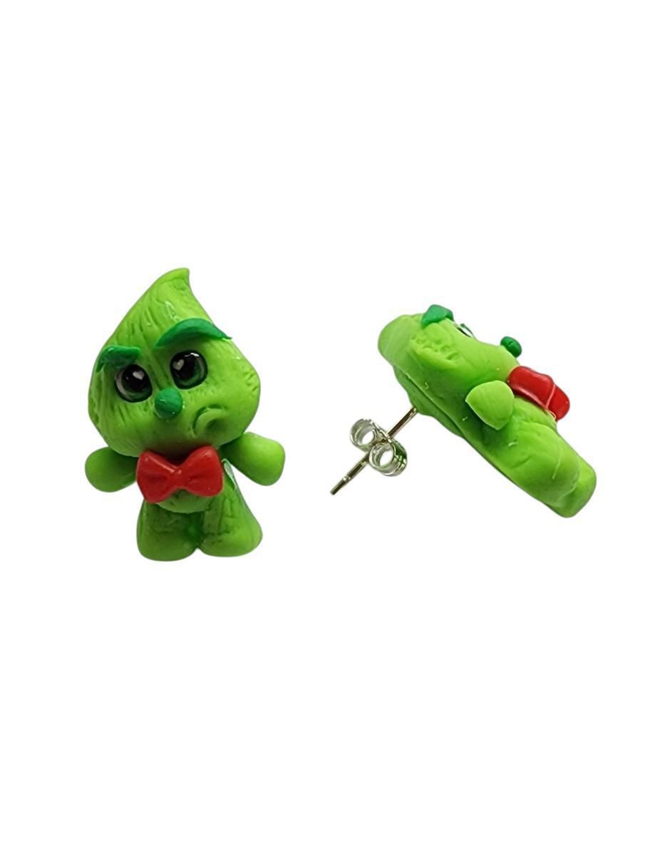 Aretes y collar Grinch Navidad de plata p 925 6