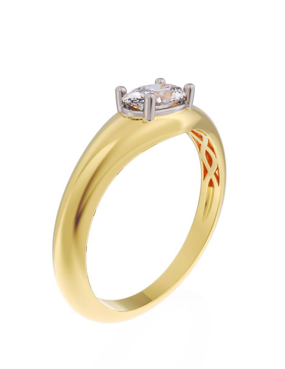 Anillo de compromiso 10 k Eternidad 2025 2