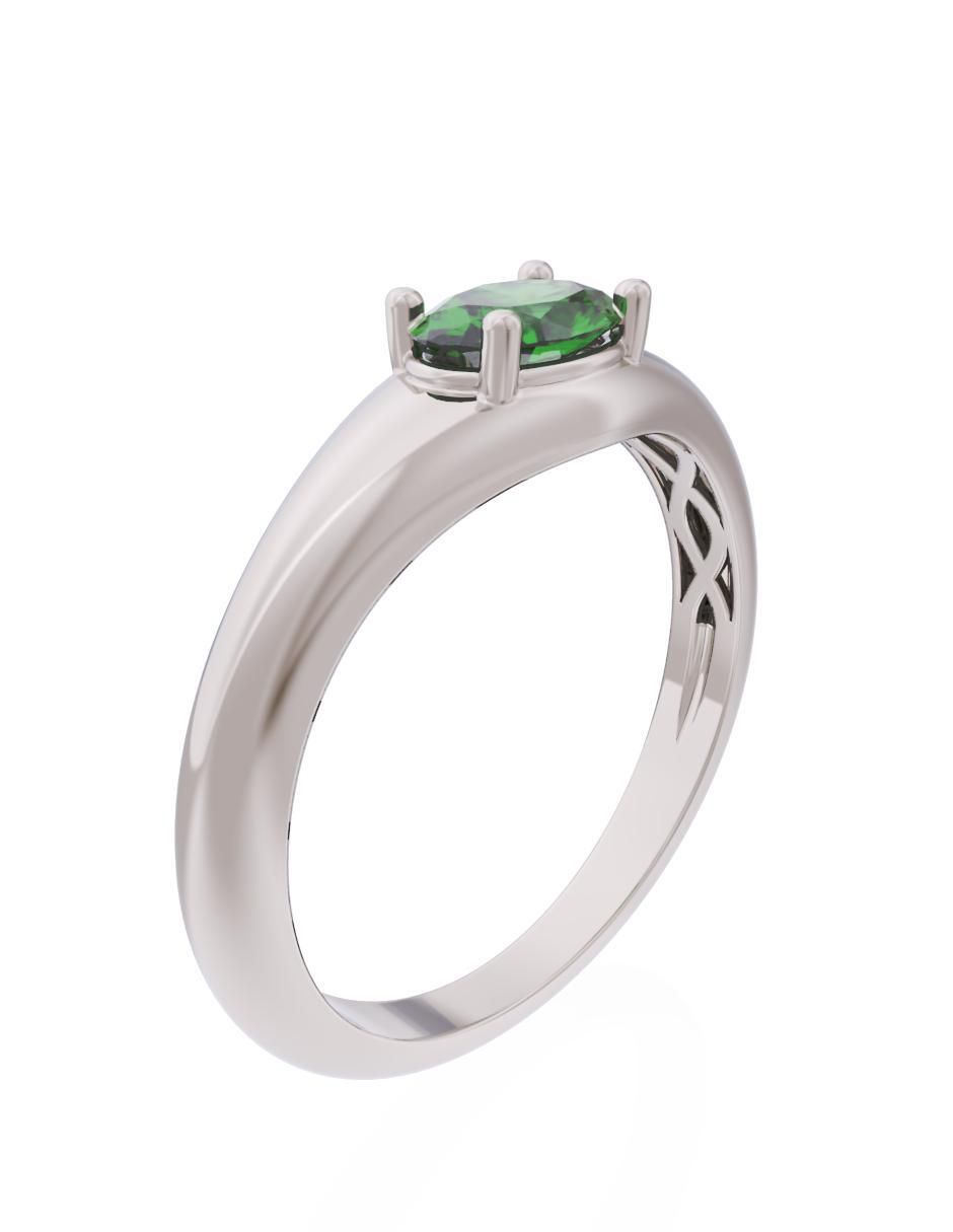 Anillo de compromiso 10 k Eternidad 3