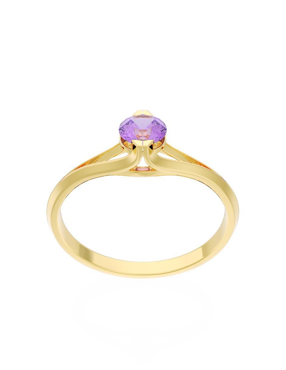 Anillo de compromiso 10 k Eternidad 2025 3