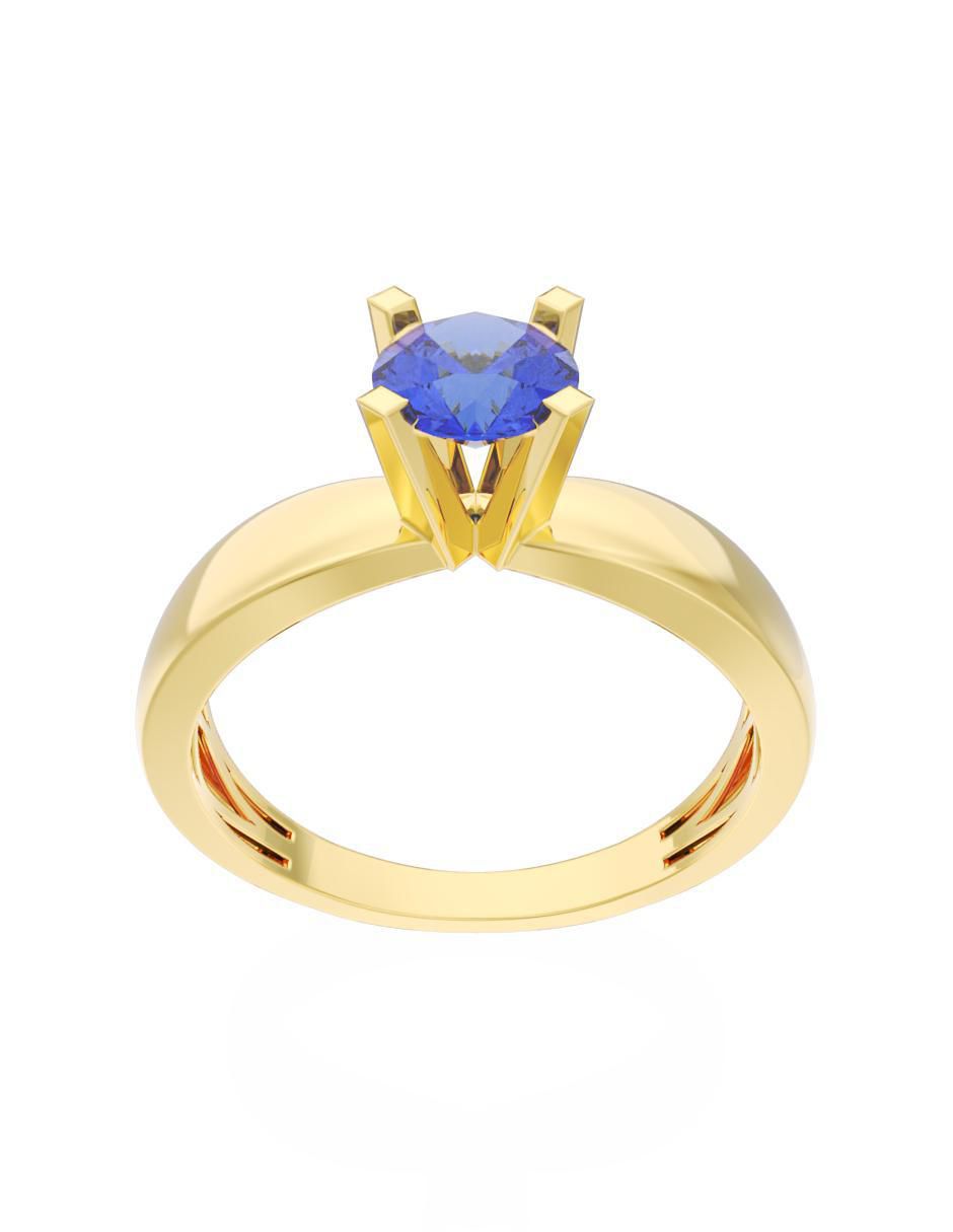 Anillo de compromiso 10 k Eternidad 2