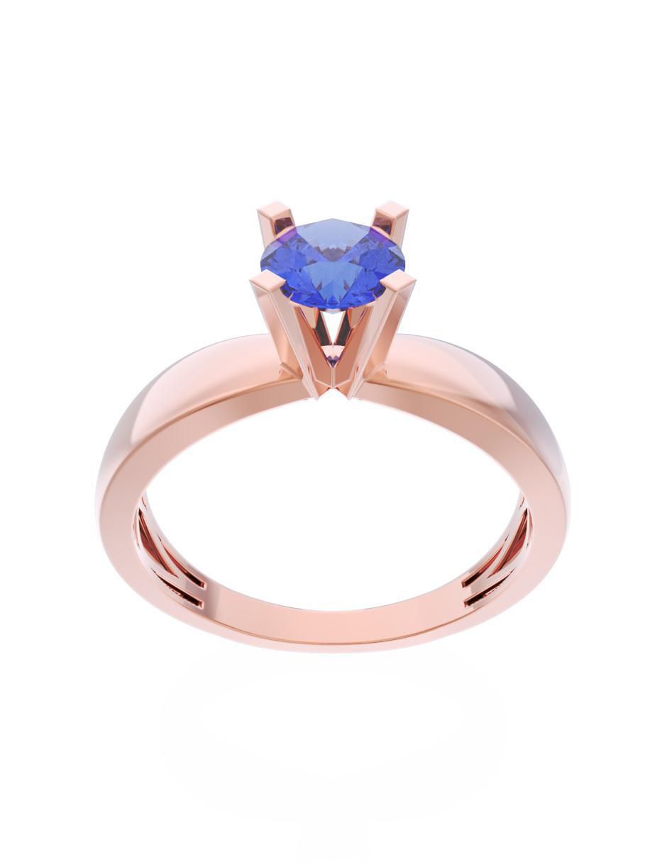 Anillo de compromiso 10 k Eternidad 2