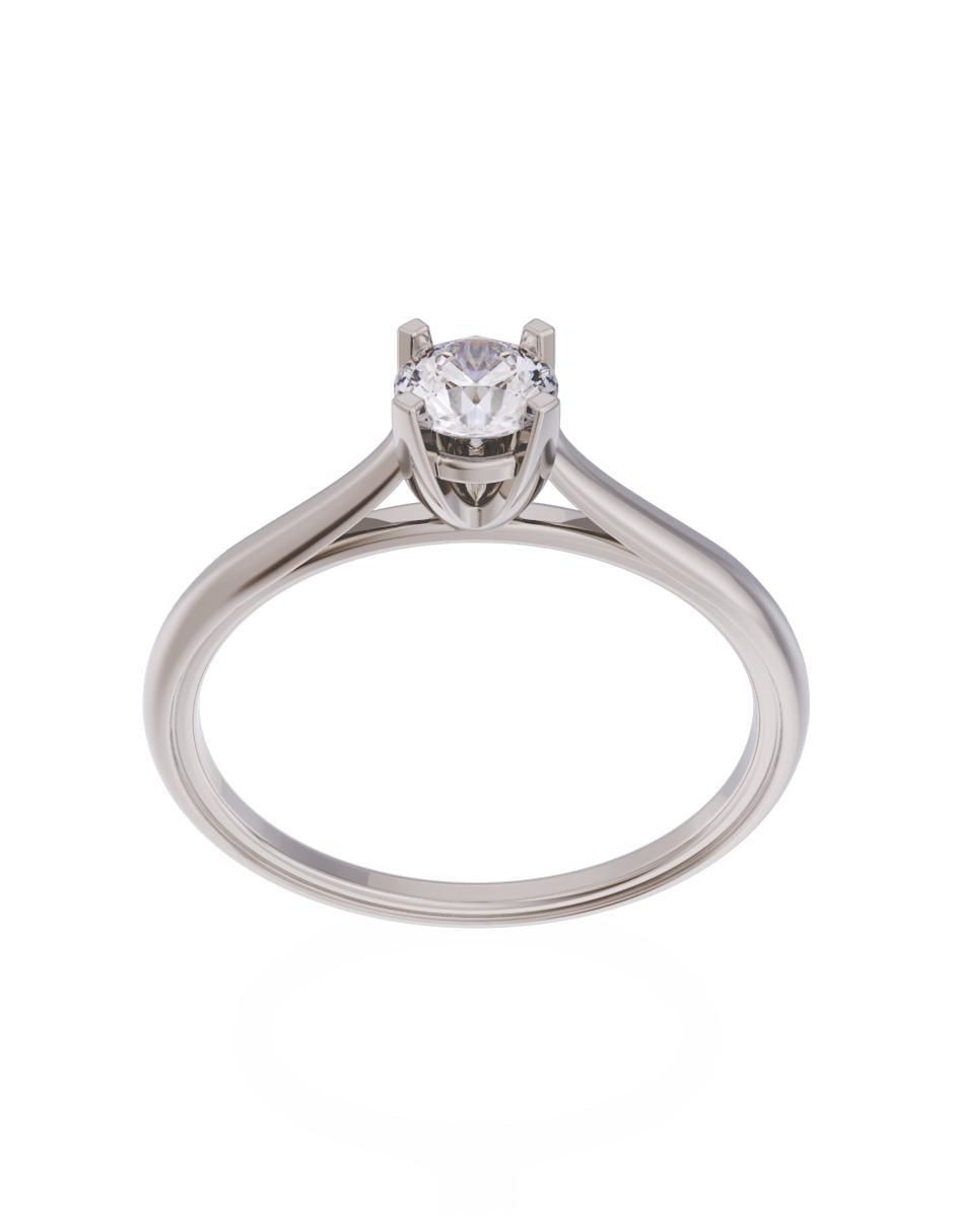 Anillo de compromiso 10 k Eternidad 2