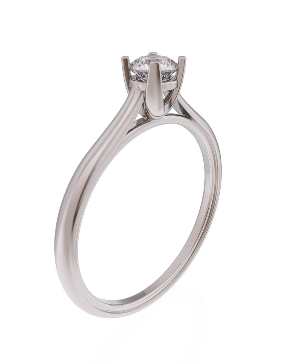 Anillo de compromiso 10 k Eternidad 3