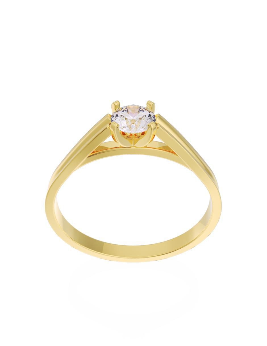 Anillo de compromiso 10 k Eternidad 3