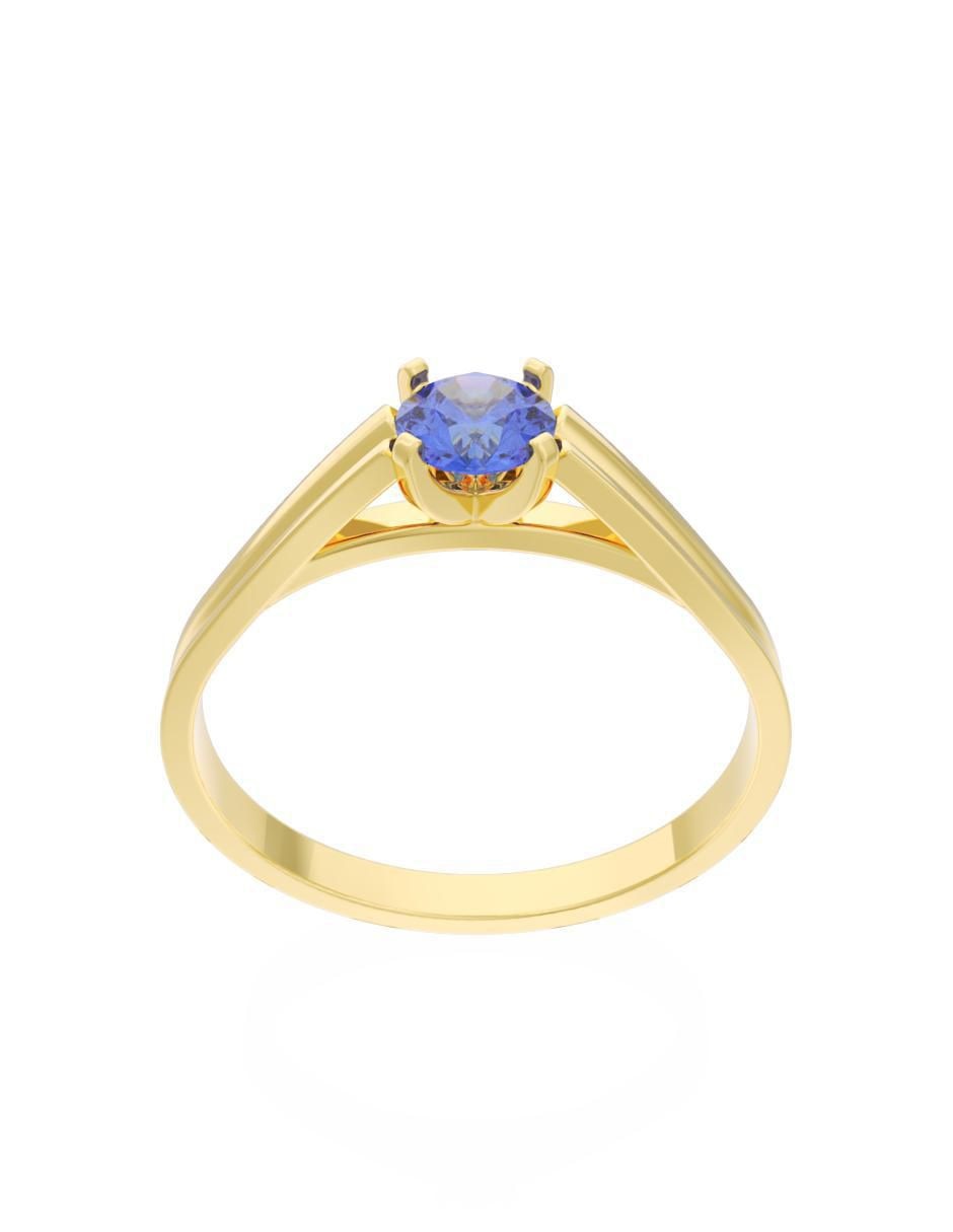 Anillo de compromiso 10 k Eternidad 2