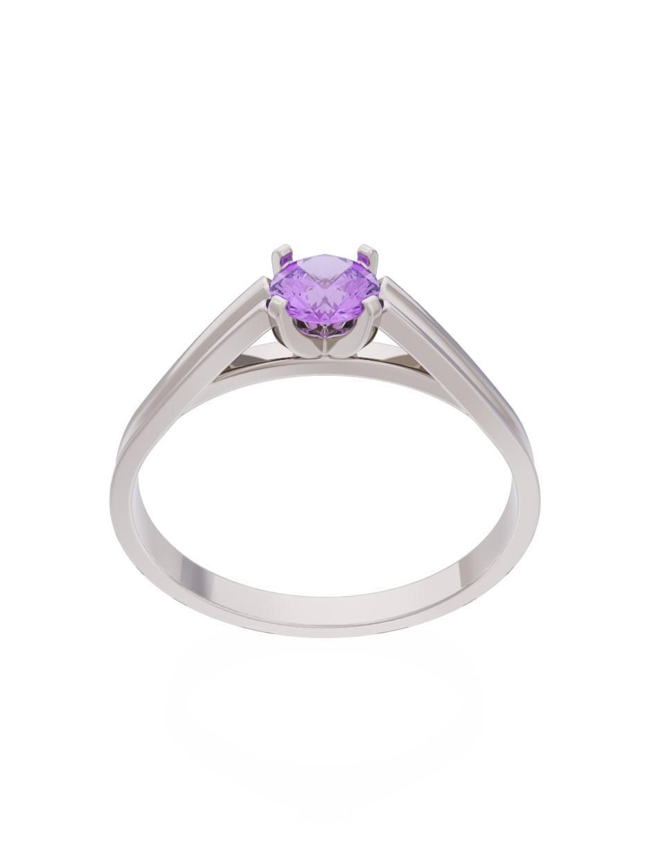 Anillo de compromiso 10 k Eternidad 2