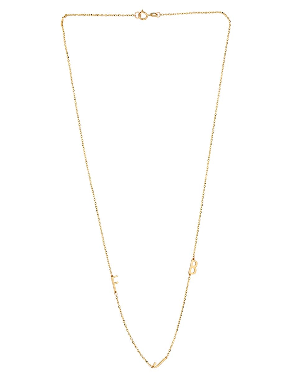 Collar Fonelli de oro amarillo 14 k