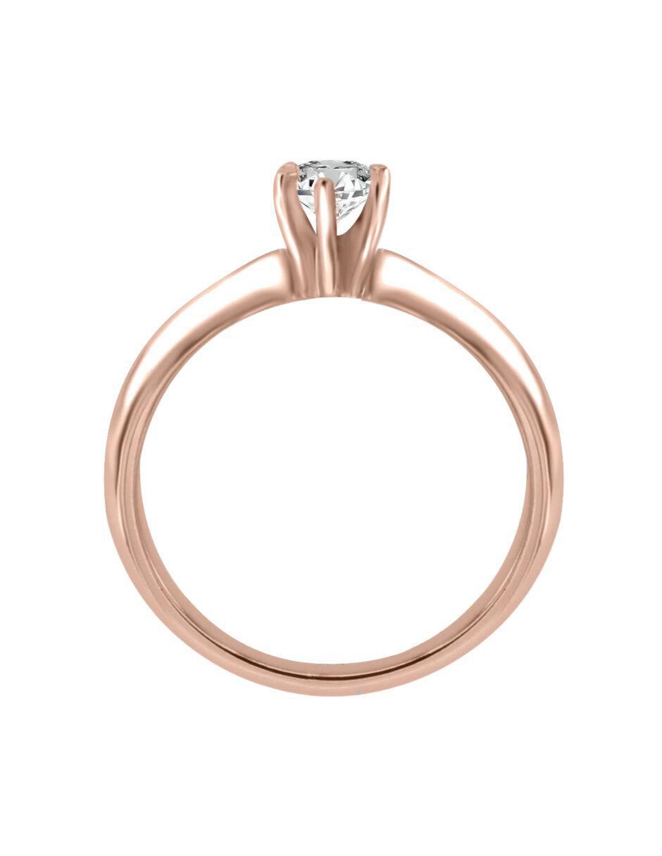 Anillo de compromiso 14 k Esplendor diamante 3