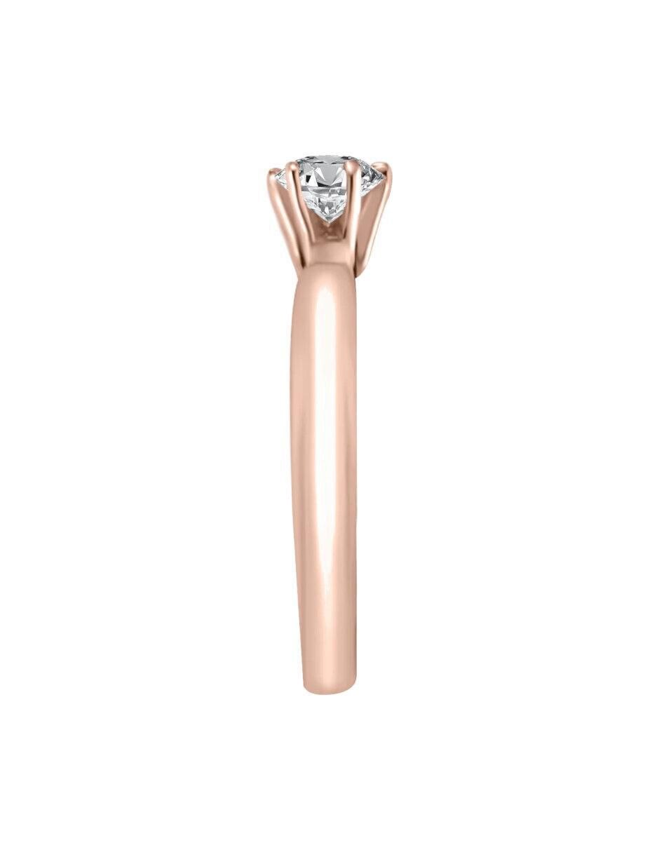Anillo de compromiso 14 k Esplendor diamante 5
