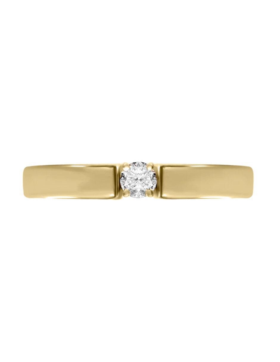 Anillo de compromiso 14 k Eleonora diamante