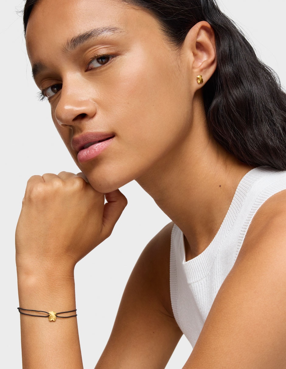 Pulsera Tous de plata P 925 Icon Metal con acabado baño de oro