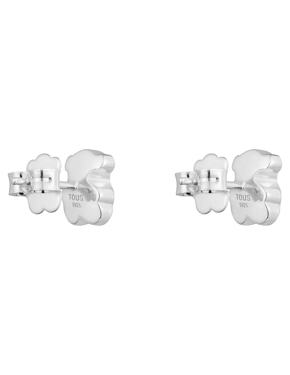 Broqueles de oso Tous Icon Metal de plata P 925 con acabado brillante