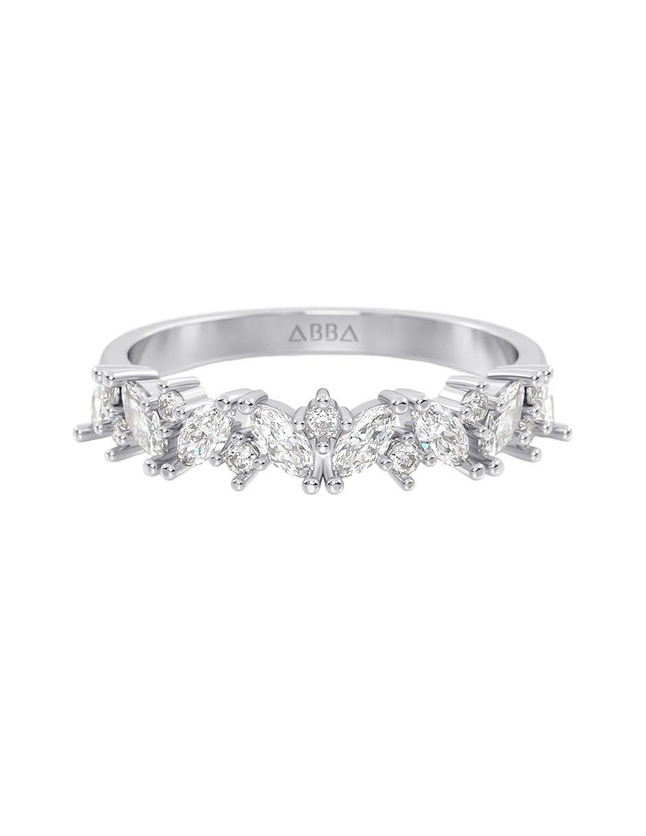 Anillo 10 k de oro zirconia brillante Anillo 10 k de oro zirconia brillante