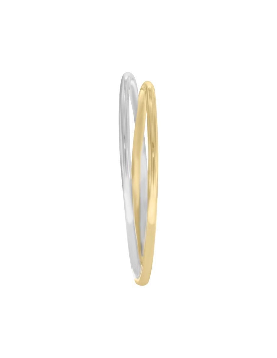 Anillo redondo Judith 14 k de oro brillante 3