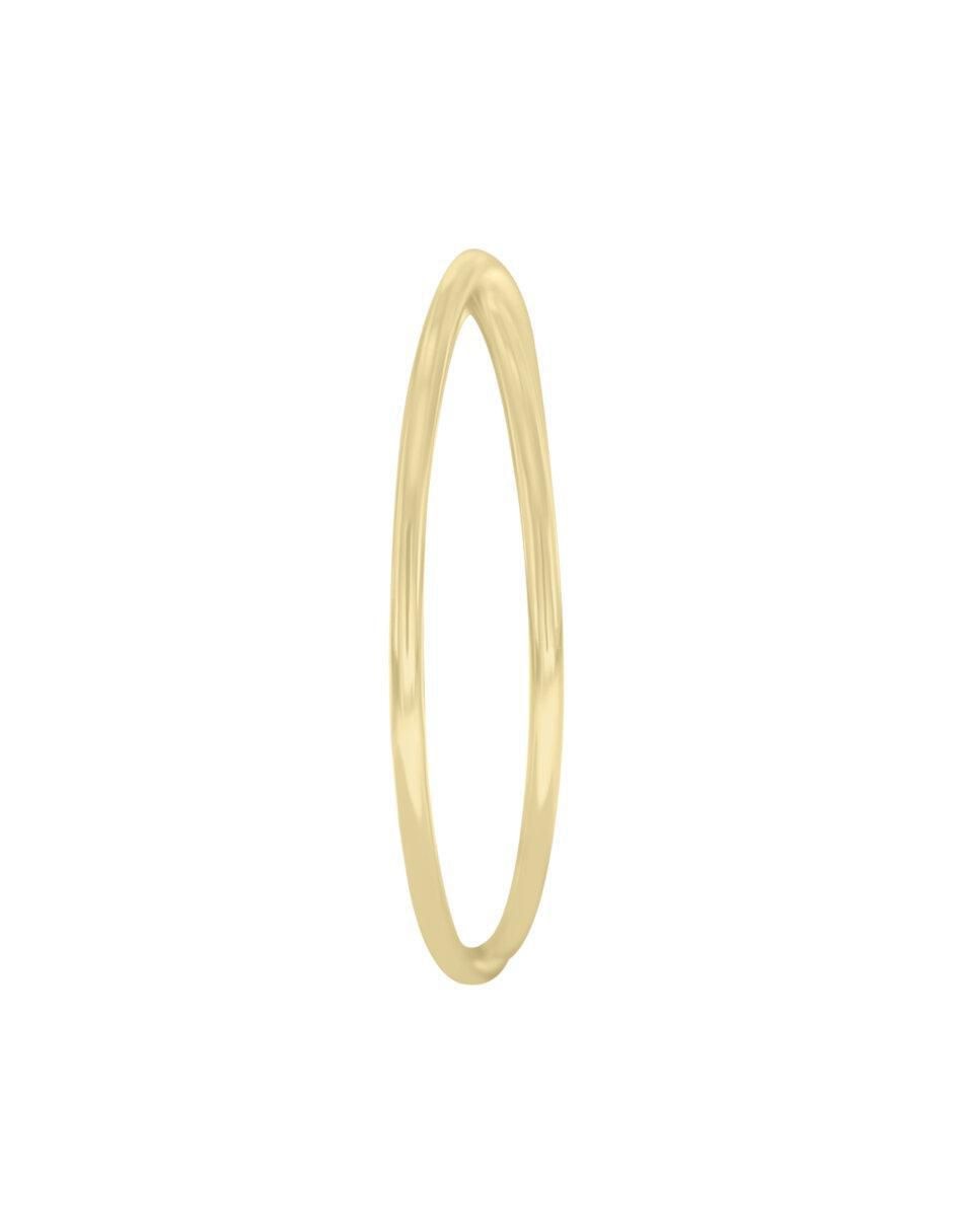 Anillo redondo Juliana 14 k de oro brillante 3