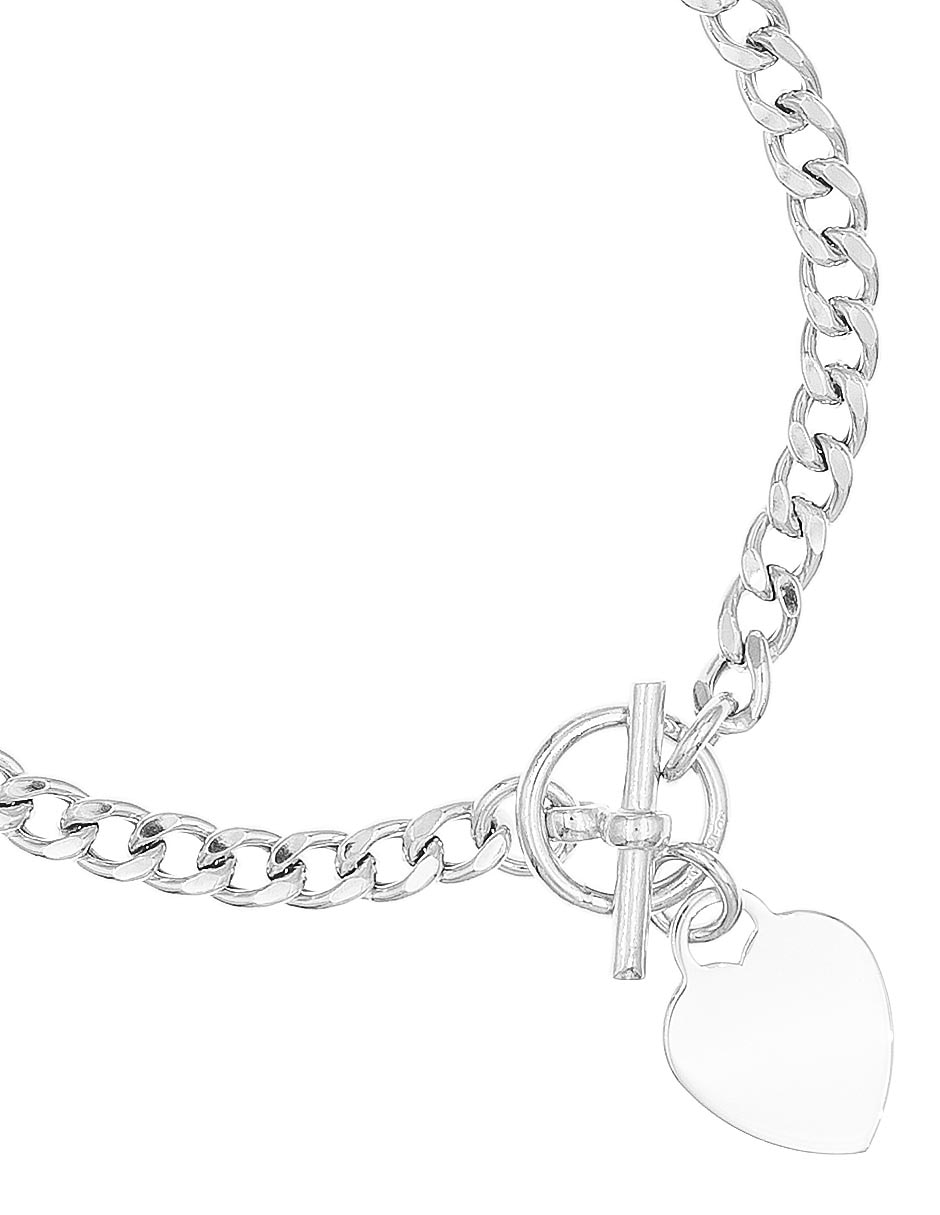 Brazalete Silvex Spa de plata p 925 con acabado baño rodio