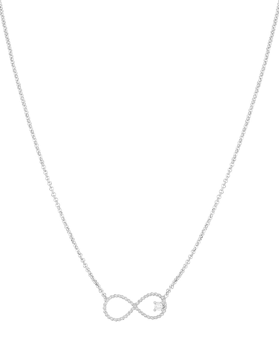 Collar de infinito Silvex Spa de plata P 925