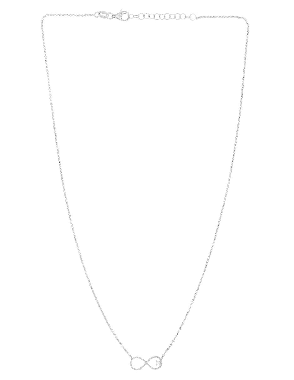 Collar de infinito Silvex Spa de plata P 925