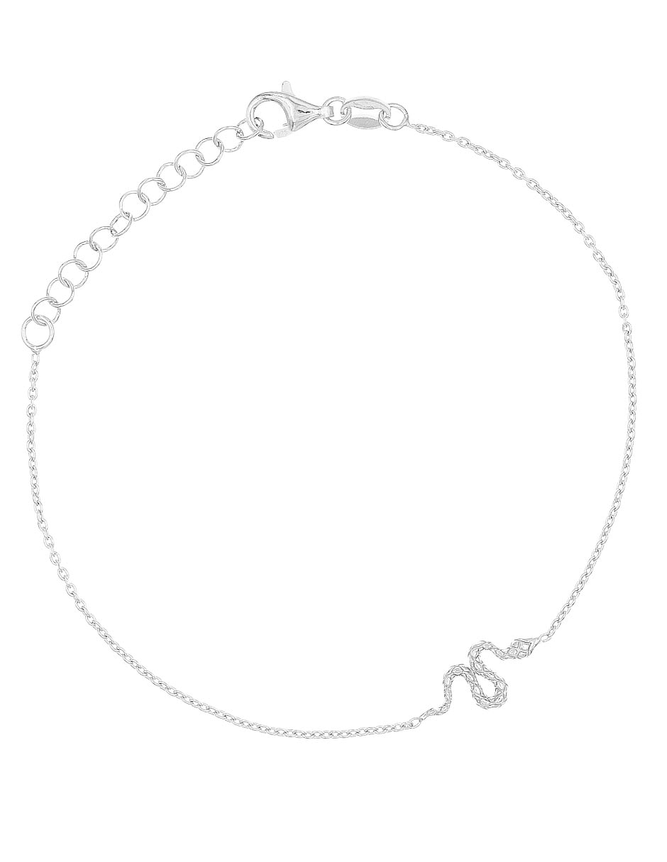 Brazalete Silvex Spa de plata p 925 con acabado baño rodio