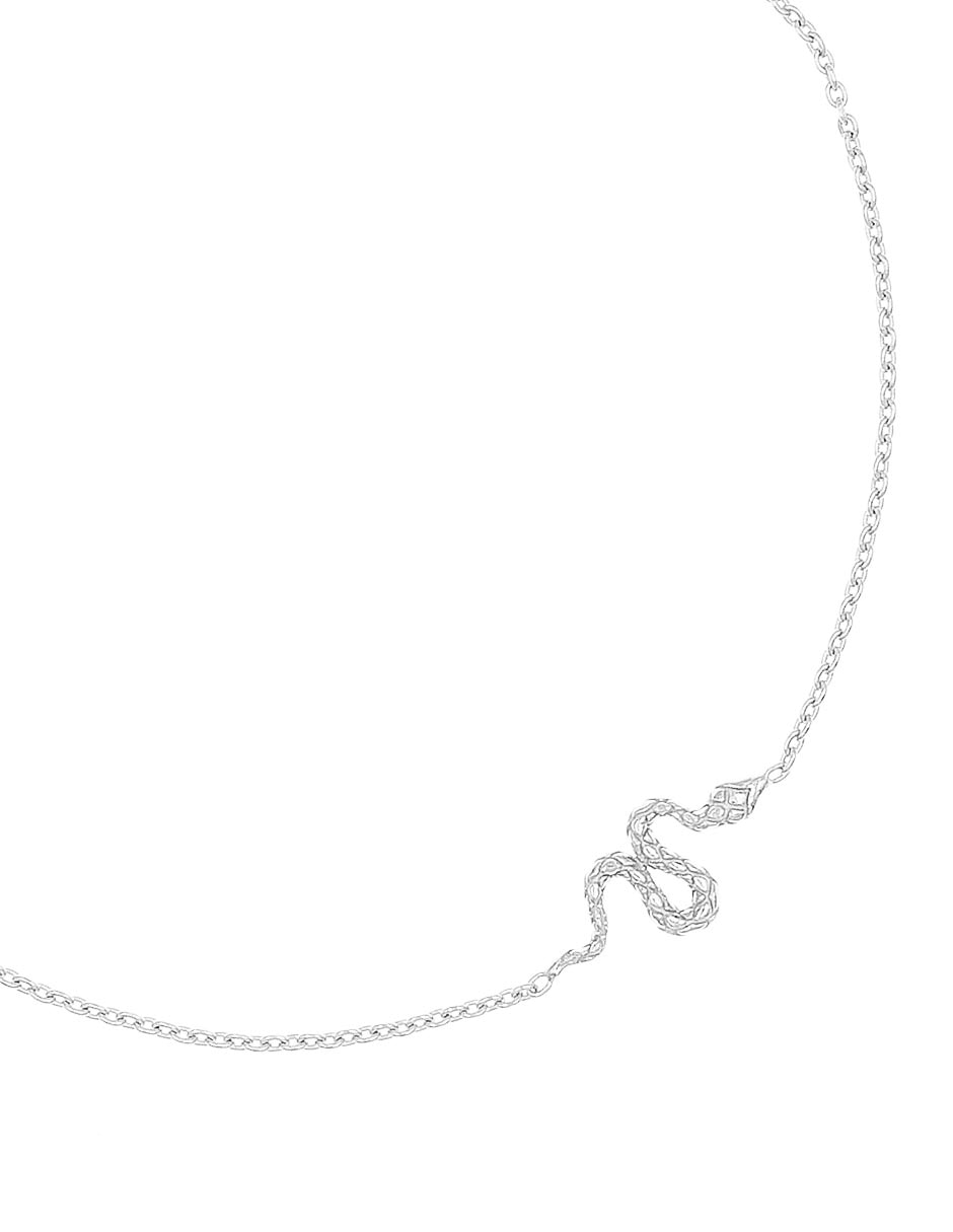 Brazalete Silvex Spa de plata p 925 con acabado baño rodio