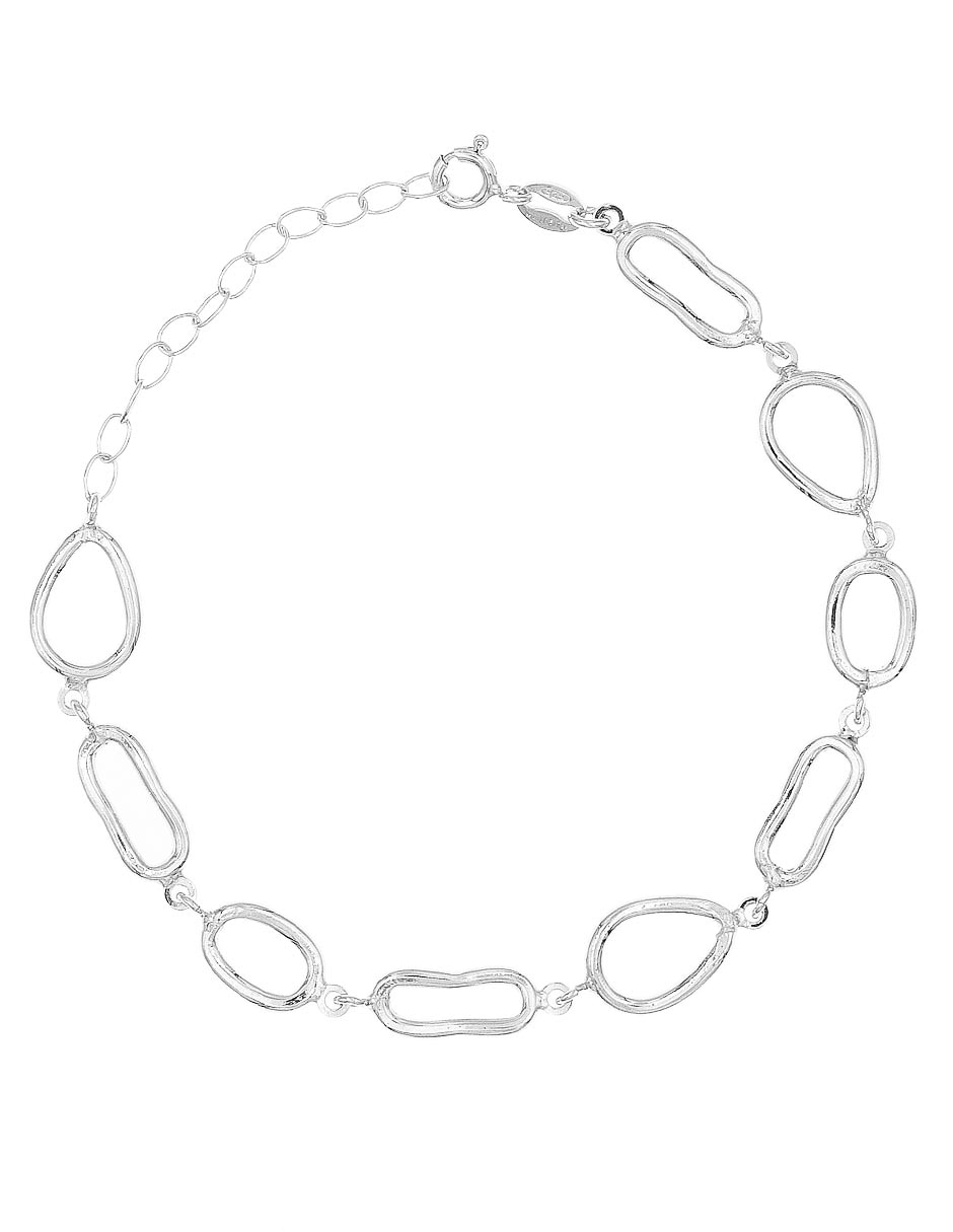 Pulsera Silvex Spa de plata p 925 con acabado baño rodio
