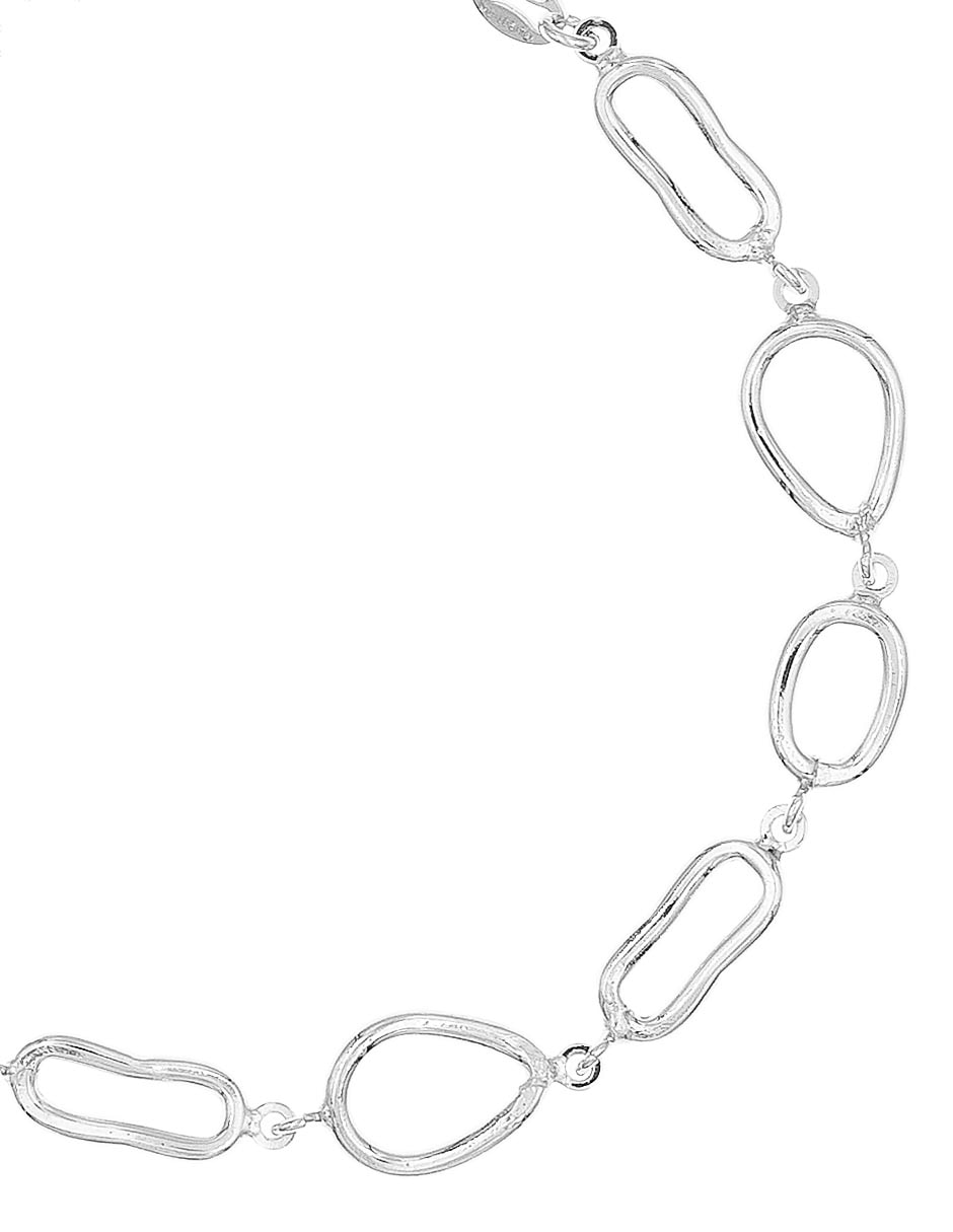 Pulsera Silvex Spa de plata p 925 con acabado baño rodio