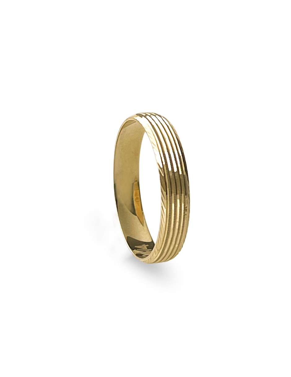Argolla de oro amarillo 14 K Argo Joyeros