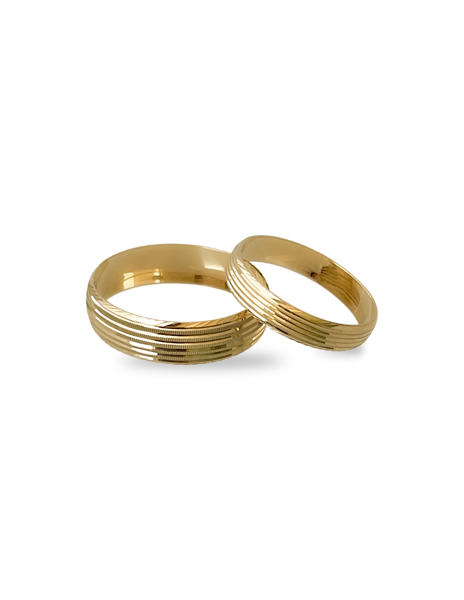 Argolla de oro amarillo 14 K