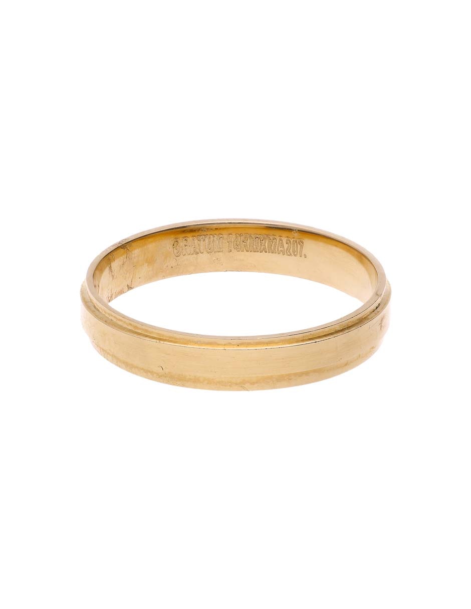 Argolla de oro amarillo 14 k Argo Joyeros