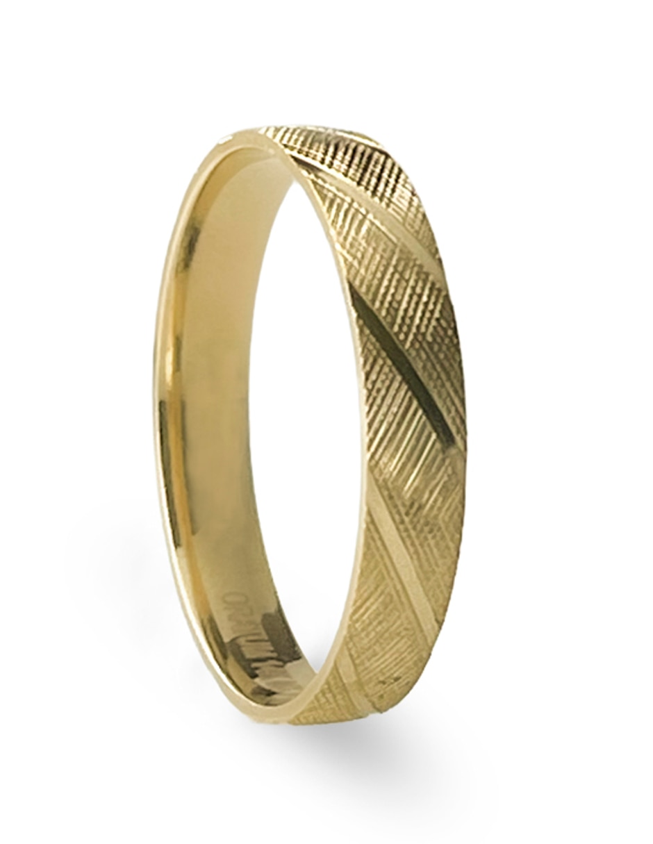 Argolla de oro amarillo 14 k