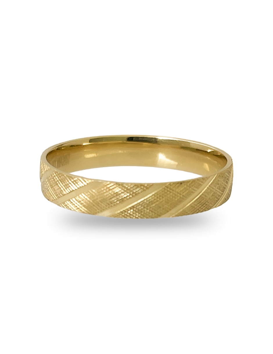 Argolla de oro amarillo 14 k Argo Joyeros