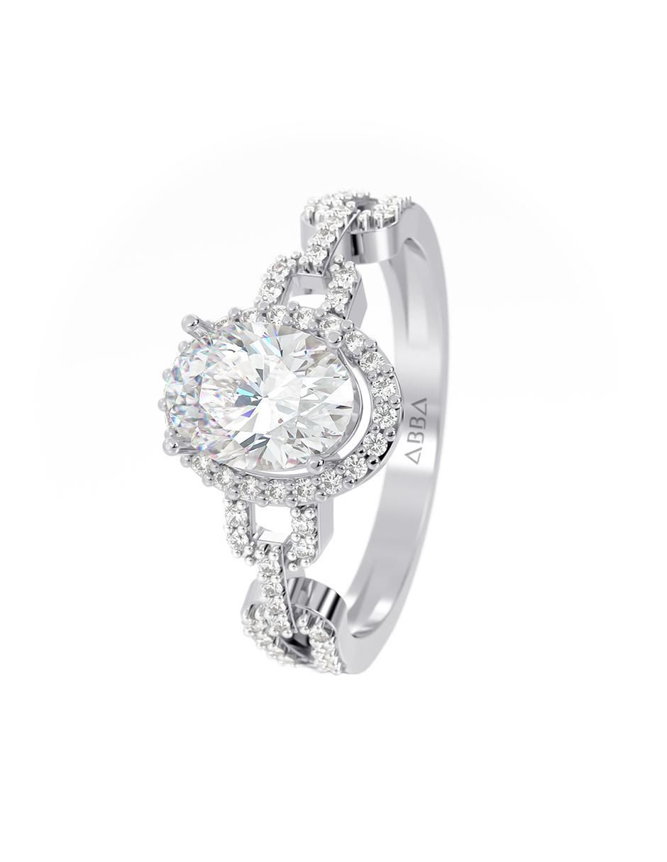 Anillo de compromiso 14 k 2