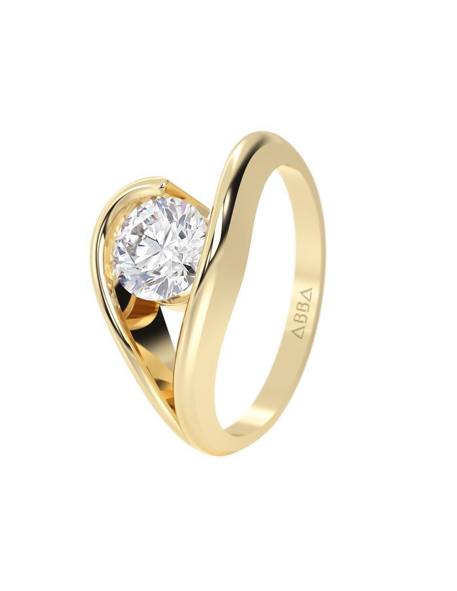 Anillo de compromiso 10 k 5
