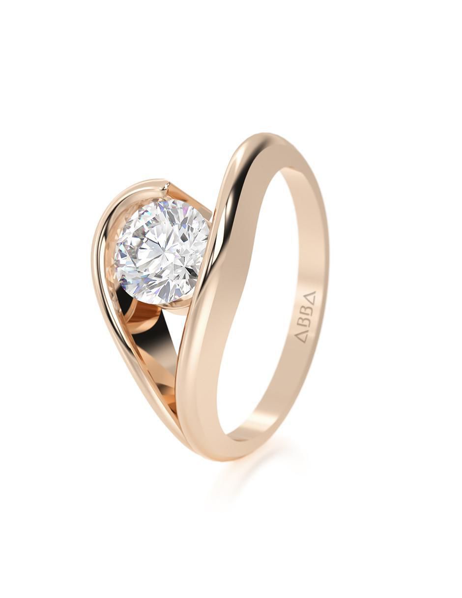 Anillo de compromiso 10 k 2