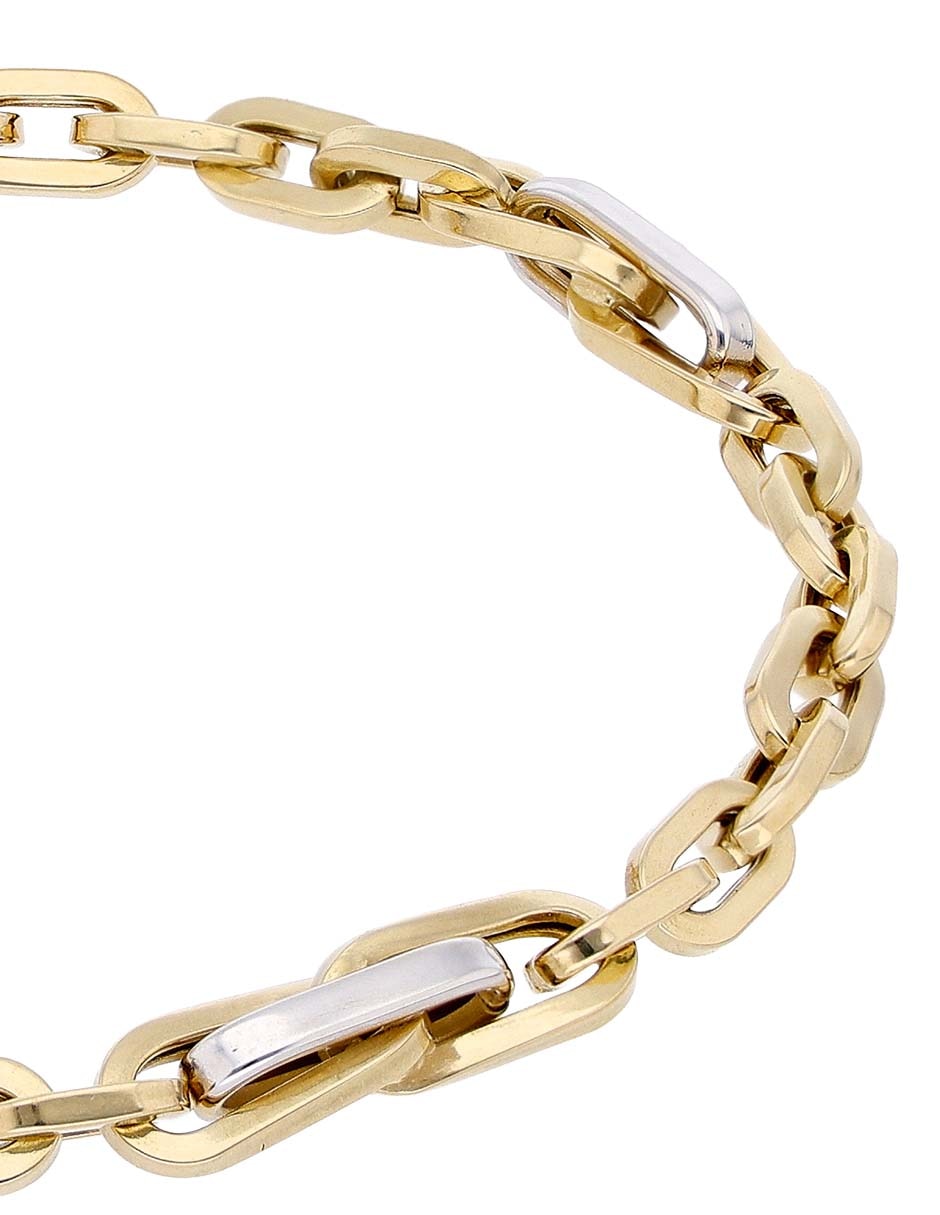 Pulsera de oro 14 K acabado baño de oro 2